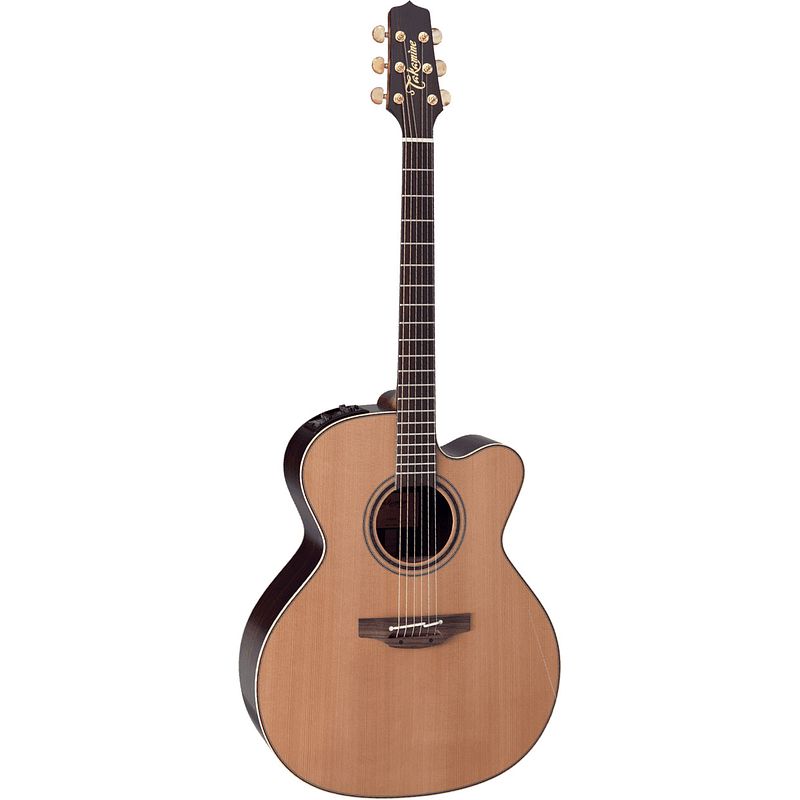 Foto van Takamine natural series dn25c e/a westerngitaar met koffer