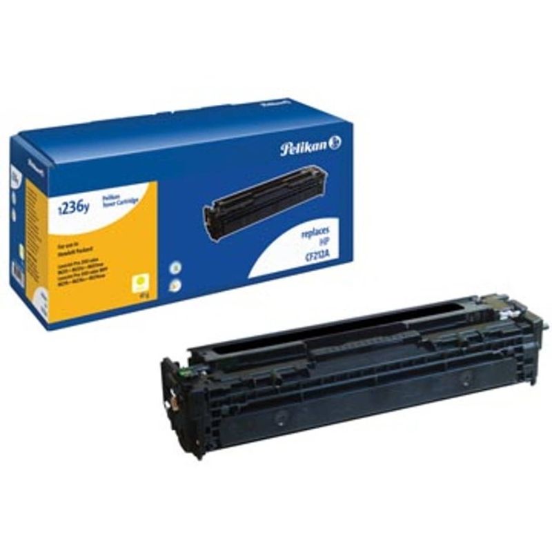 Foto van Pelikan toner geel, 1800 pagina'ss voor hp 131a - oem: cf212a