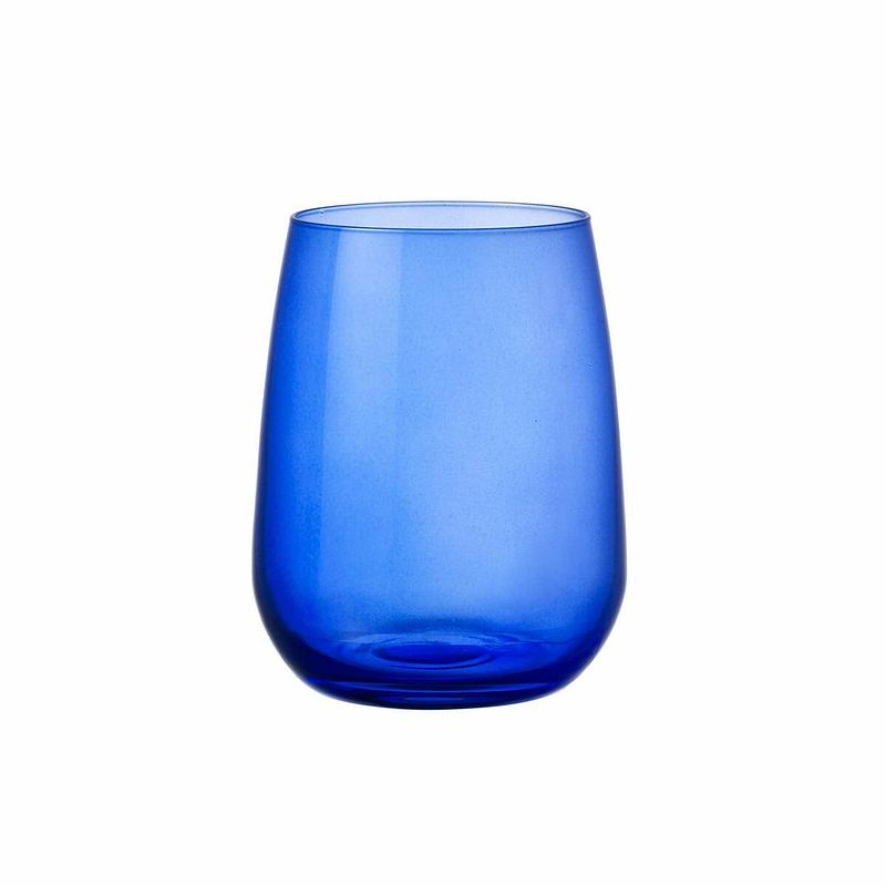 Foto van Glas bormioli rocco restaurant cobalto blauw glas (430 ml) (6 stuks)