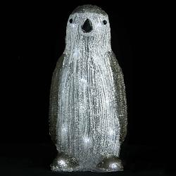 Foto van Vidaxl kerstfiguur pinguïn led binnen en buiten 30 cm acryl
