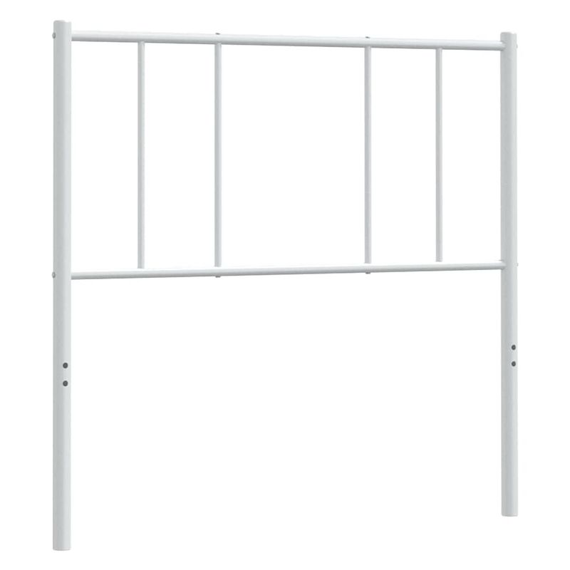 Foto van The living store hoofdbord bed - 105 x 3 x 90 cm - wit