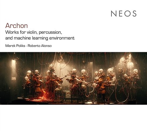 Foto van Archon: works for violin, percussion, and machine learning environment - cd (4260063123122)