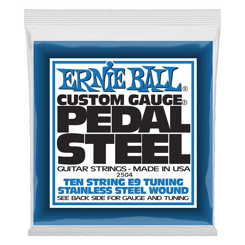 Foto van Ernie ball 2504 pedal steel 10 strings snarenset