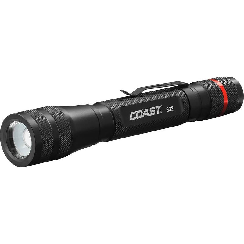 Foto van Coast g32 zaklamp werkt op batterijen led met riemclip 355 lm 65 g