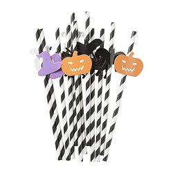 Foto van Rietjes halloween - papier - set van 12