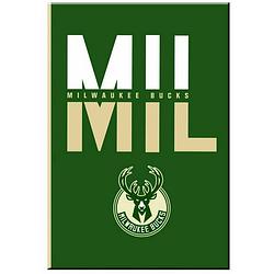 Foto van Nba notitieboek milwaukee bucks 25 x 17 cm b5 karton/papier