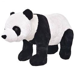 Foto van Vidaxl speelgoedpanda staand xxl pluche zwart en wit