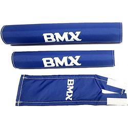 Foto van Pads bmx junior foam blauw 3-delig