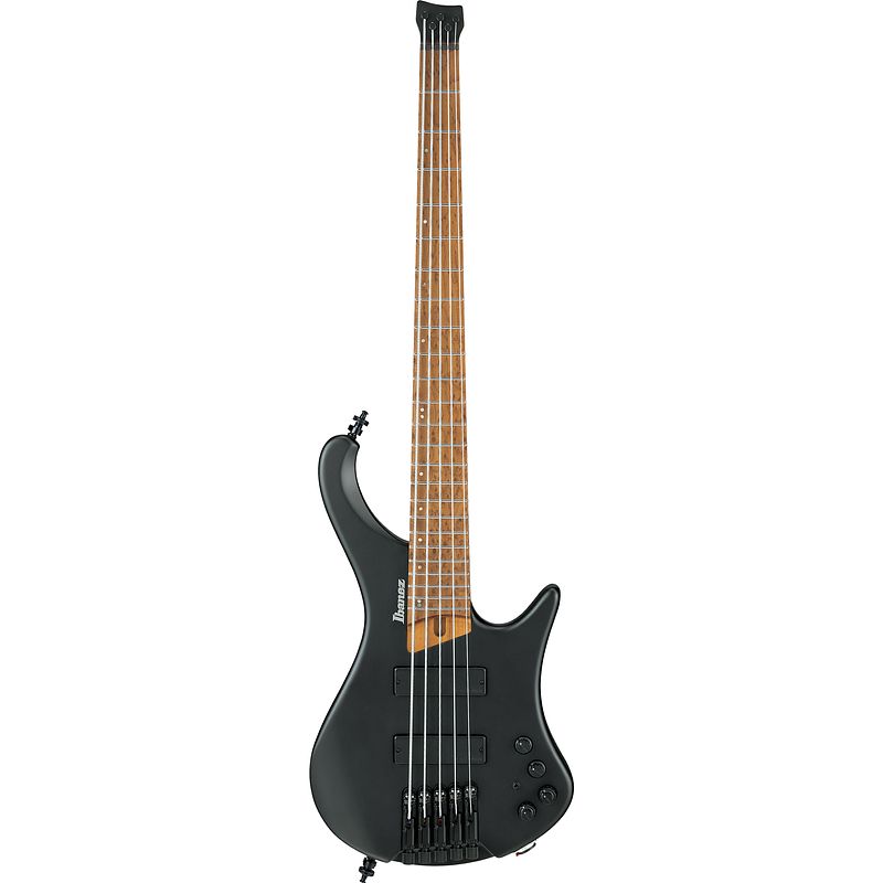 Foto van Ibanez bass workshop ehb1005-bkf black flat 5-snarige headless elektrische basgitaar met gigbag