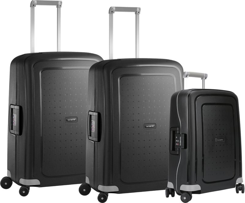 Foto van Samsonite s'cure spinner 55+69+69cm black kofferset