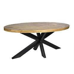 Foto van Livingfurn - eettafel - strong oval 210 cm