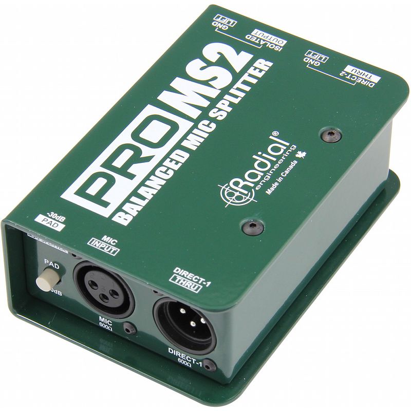 Foto van Radial proms2 microfoon splitter