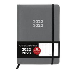 Foto van Agenda / planner 18 maanden juli 2022 - december 2023 a5 grijs