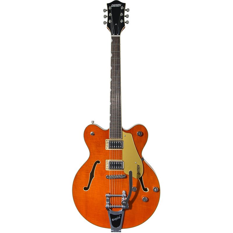 Foto van Gretsch g5622t electromatic centerblock dc orange stain