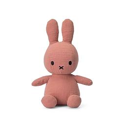 Foto van Nijntje miffy sitting mousseline pink - 23 cm - 9""""