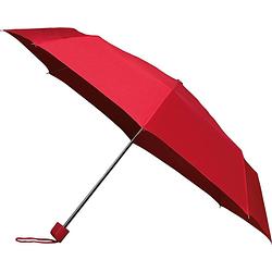 Foto van Opvouwbaar paraplu - handopening paraplu - stevig paraplu met diameter van 100 cm - rood