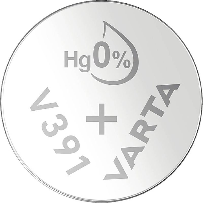 Foto van 391 knoopcel zilveroxide 1.55 v 42 mah varta silver coin v391/sr55 nabli 1 1 stuk(s)