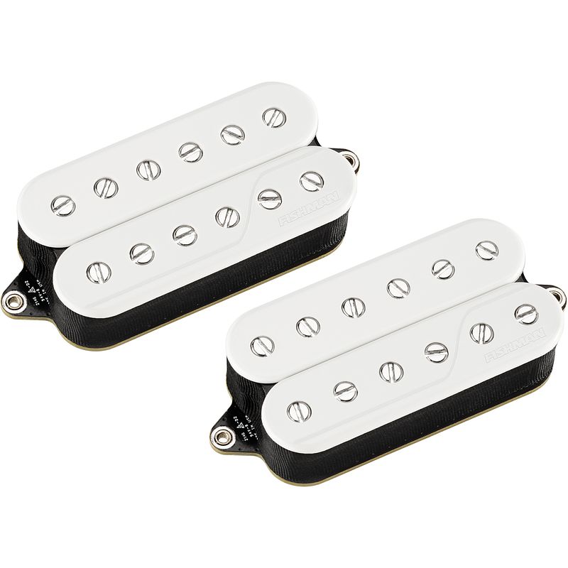 Foto van Fishman prf-cs6-tw2 fluence tim henson pickup set white signature series