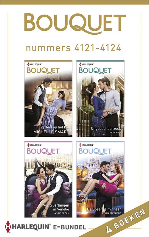 Foto van Bouquet e-bundel nummers 4121 - 4124 - andie brock - ebook (9789402544046)