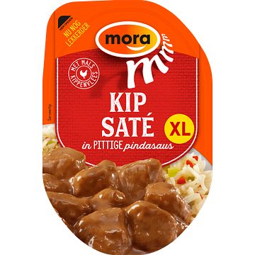 Foto van Mora kipsate in pittige pindasaus xl 190g bij jumbo