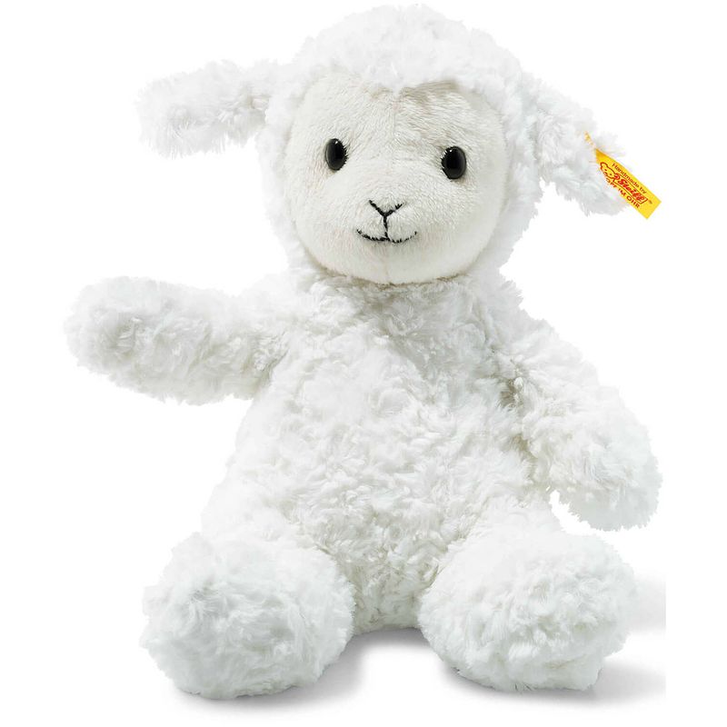 Foto van Steiff knuffel soft cuddly friends lam fuzzy, wit