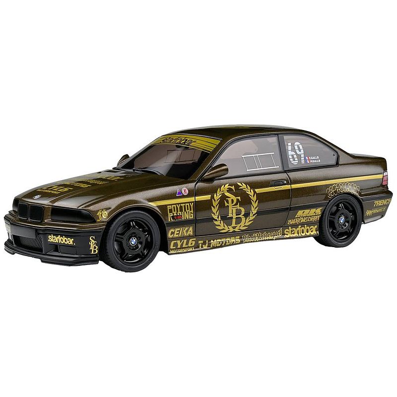 Foto van Solido bmw e36 coupe m3 braun 1:18 auto