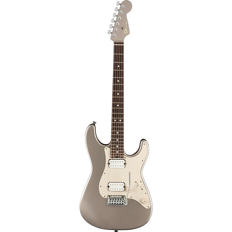 Foto van Charvel prashant aswani signature pro-mod so-cal pa28 inca silver rw elektrische gitaar