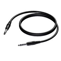 Foto van Procab cab610 basic jack male stereo - jack male stereo 1.50 m