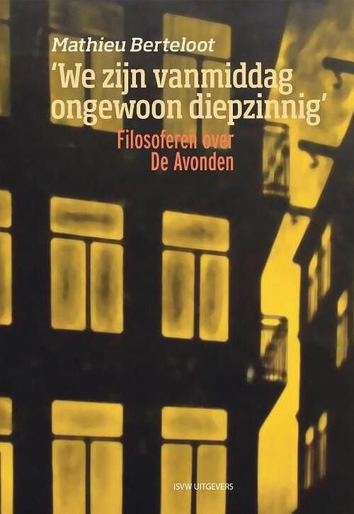 Foto van 'we zijn vanmiddag ongewoon diepzinnig' - mathieu berteloot - paperback (9789083262321)