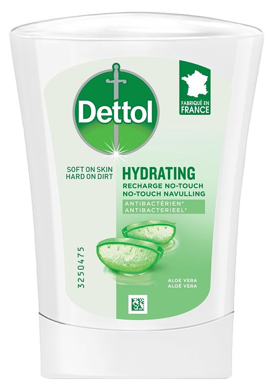 Foto van Dettol hydrating notouch navulling aloe vera 250ml bij jumbo