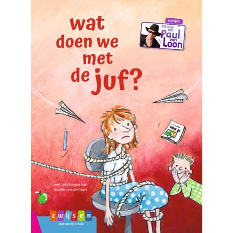 Foto van Wat doen we met de juf? - avi-lezen met paul van