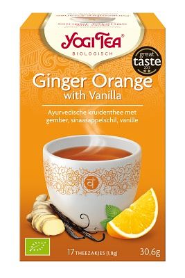 Foto van Yogi tea ginger orange with vanilla