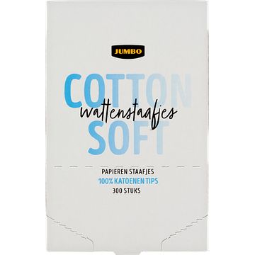 Foto van Jumbo cotton soft wattenstaafjes 300 stuks