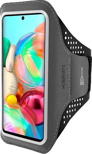 Foto van Mobiparts comfort fit sportarmband samsung galaxy a71 zwart