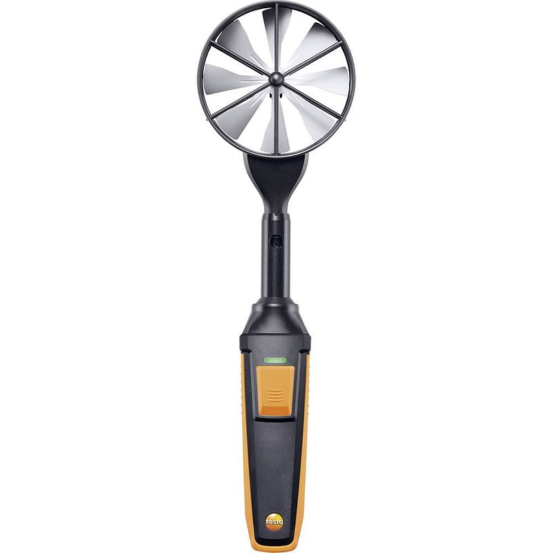 Foto van Testo 0635 9371 sonde zeer nauwkeurige vleugelradsonde (ø 100 mm) met bluetooth, inclusief temperatuursensor 1 stuk(s)