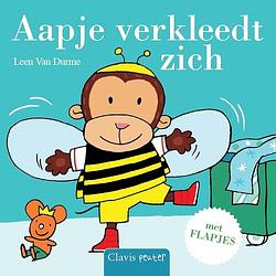 Foto van Aapje verkleedt zich - leen van durme - hardcover (9789044835526)