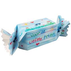 Foto van Paper dreams cadeauverpakking peter junior 20 cm karton blauw