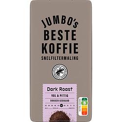 Foto van Jumbo'ss beste koffie snelfiltermaling dark roast 500 g