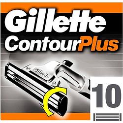 Foto van Gillette contour plus - 10 stuks - navulmesjes