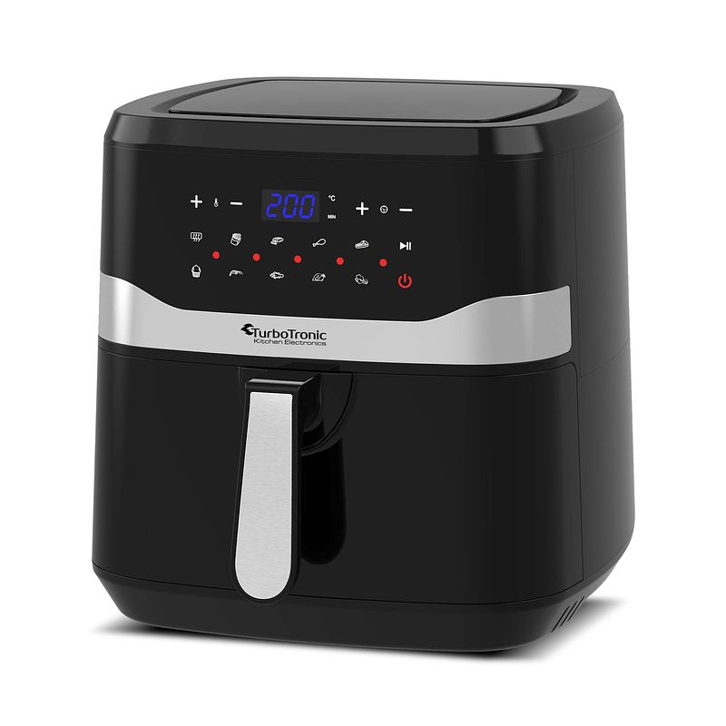 Foto van Turbotronic tt-af7d digitale xl airfryer/ friteuse - 7.5 liter