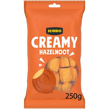 Foto van Jumbo melkchocolade bonbons creamy hazelnoot 250g