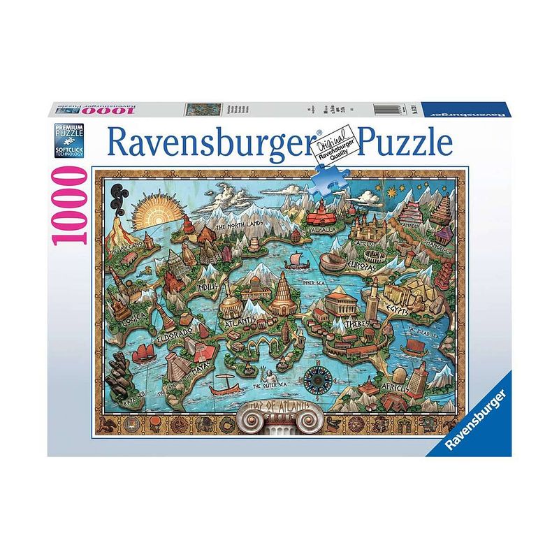 Foto van Ravensburger puzzel 1000pcs geheimzinnig atlantis