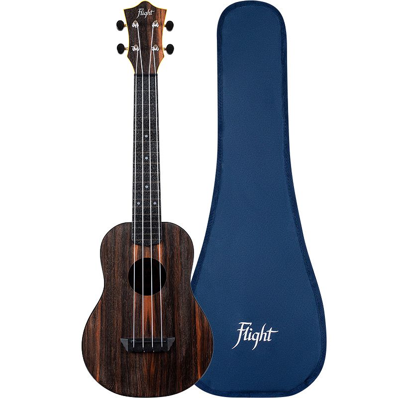 Foto van Flight travel series tuc amara concert ukelele met gigbag