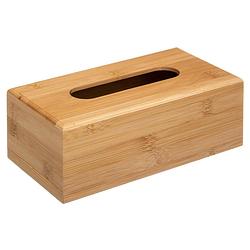 Foto van Decopatent® tissuedoos - bamboe - tissuebox voor tissues - tissue box