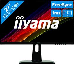 Foto van Iiyama prolite b2791hsu led-monitor 68.6 cm (27 inch) energielabel e (a - g) 1920 x 1080 pixel full hd 1 ms displayport, hdmi, usb, vga,