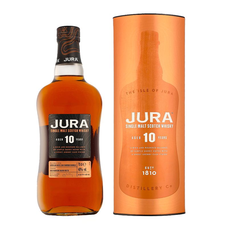 Foto van Isle of jura 10 years 70cl whisky