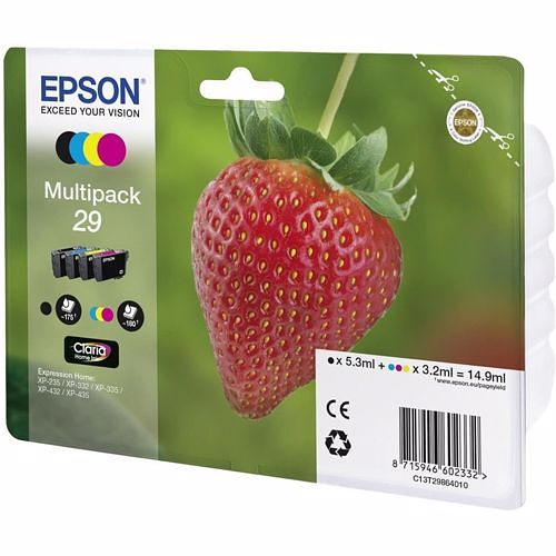 Foto van Epson cartridge t2986 multi bcmy