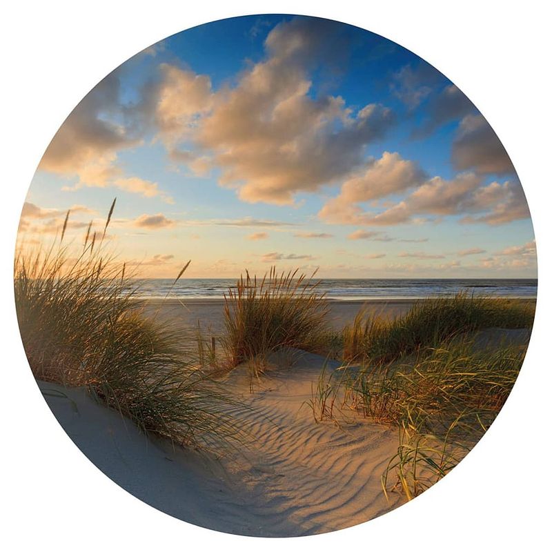 Foto van Wallart behangcirkel beachlife 190 cm