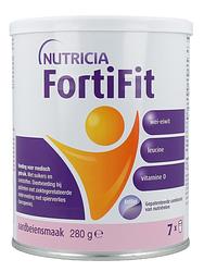 Foto van Nutricia fortifit poeder aardbei