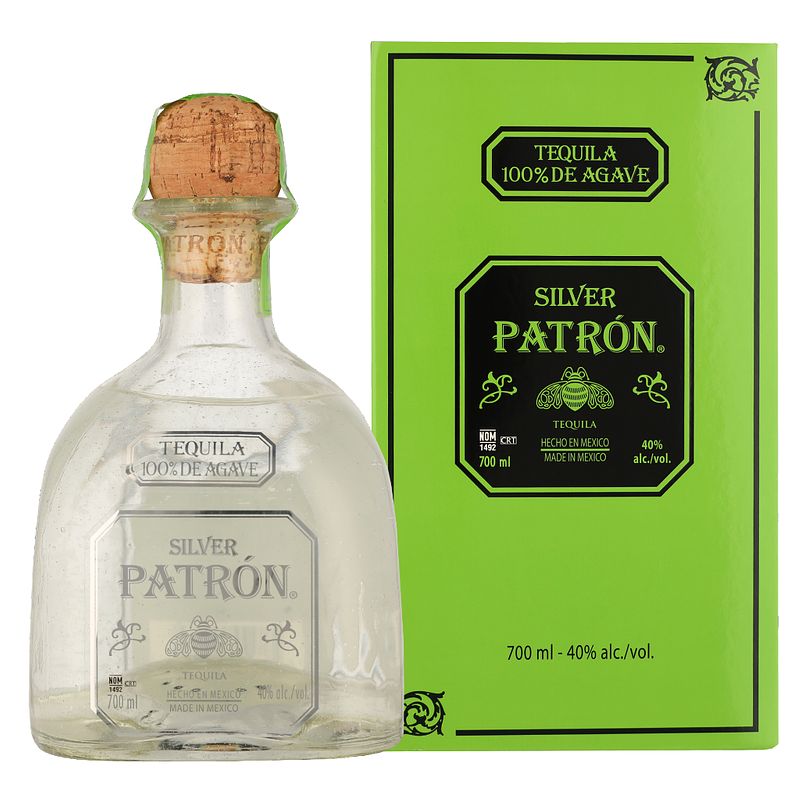 Foto van Patron silver 70cl gedistilleerd + giftbox